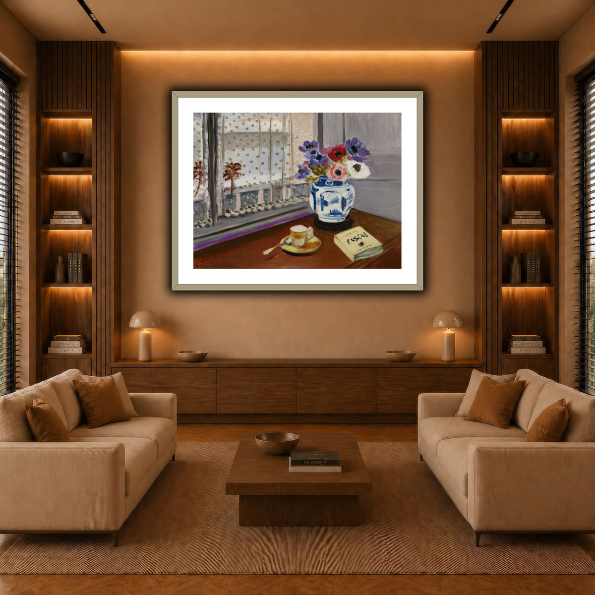 Still_Life_with_Pascal’s_Pensées_Henri_Matisse warm-living-room