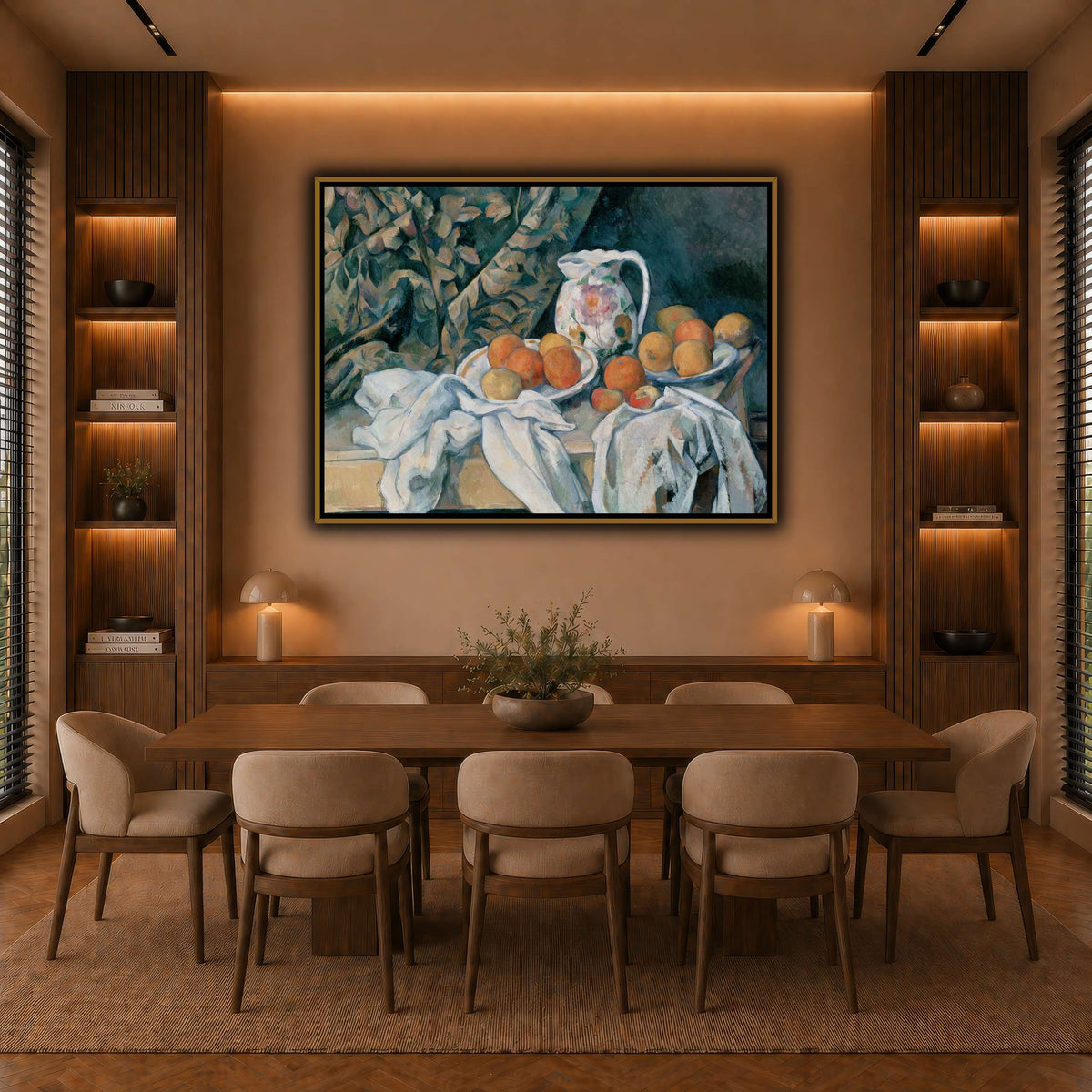 Still_Life_with_a_Curtain_Paul_Cezanne warm-dining room