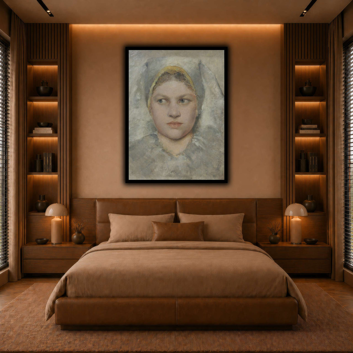 Studienkopf_einer_Hannakin warm-bedroom