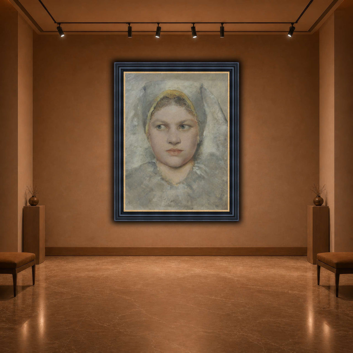 Studienkopf_einer_Hannakin warm-agallery