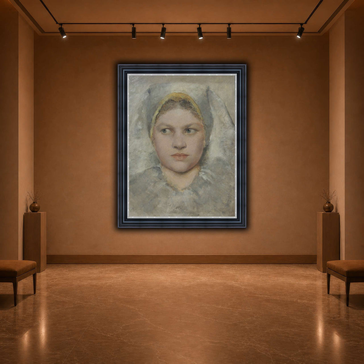 Studienkopf_einer_Hannakin warm-agallery