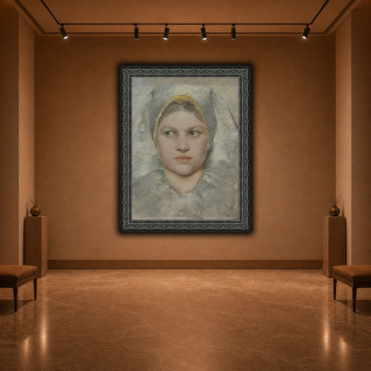 Studienkopf_einer_Hannakin warm-agallery