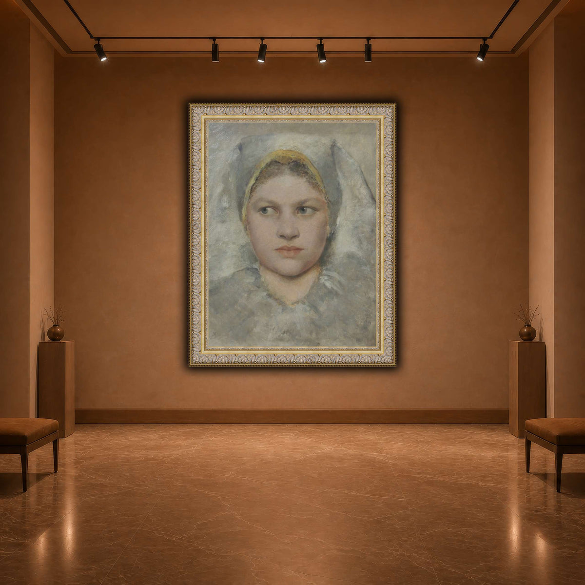 Studienkopf_einer_Hannakin warm-agallery