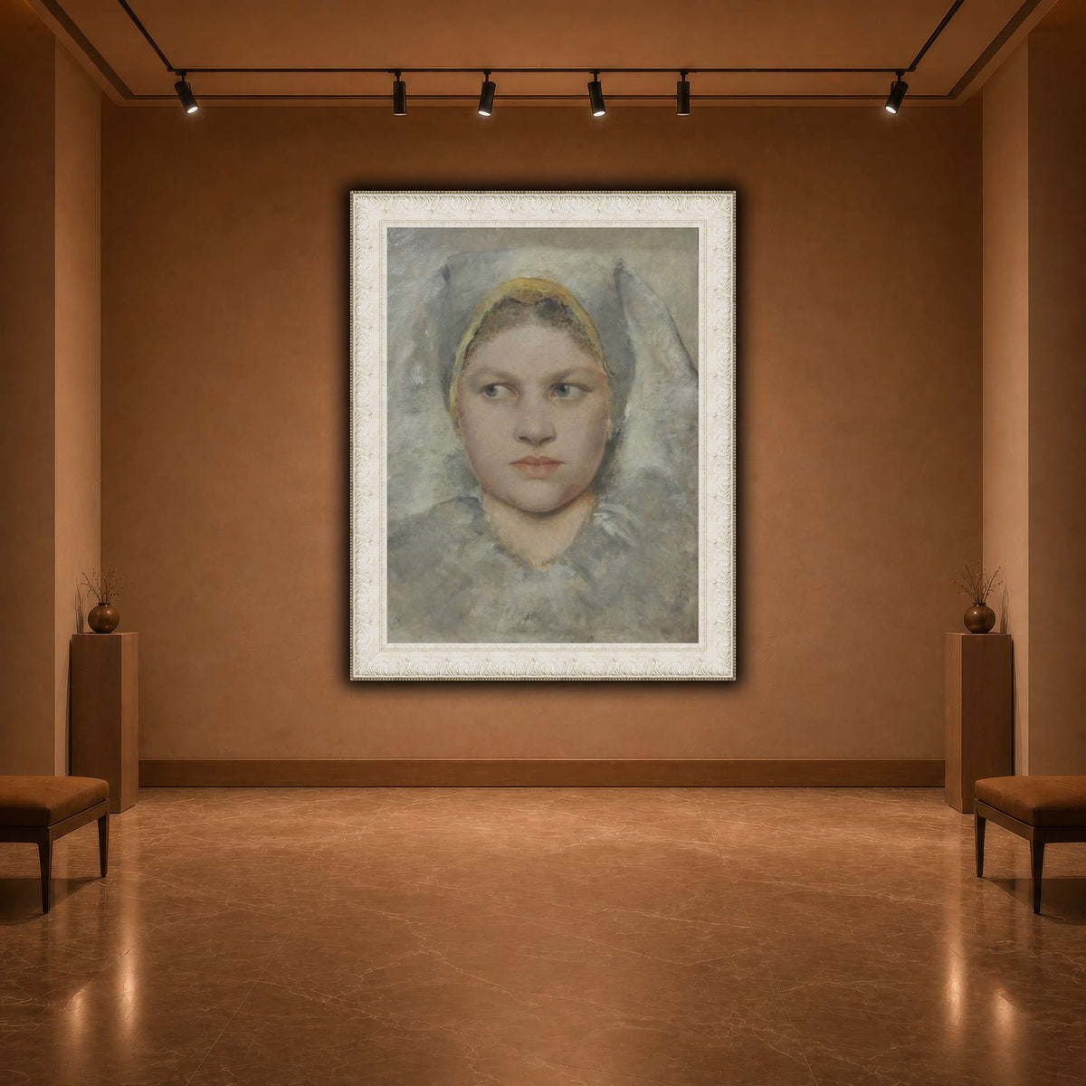 Studienkopf_einer_Hannakin warm-agallery