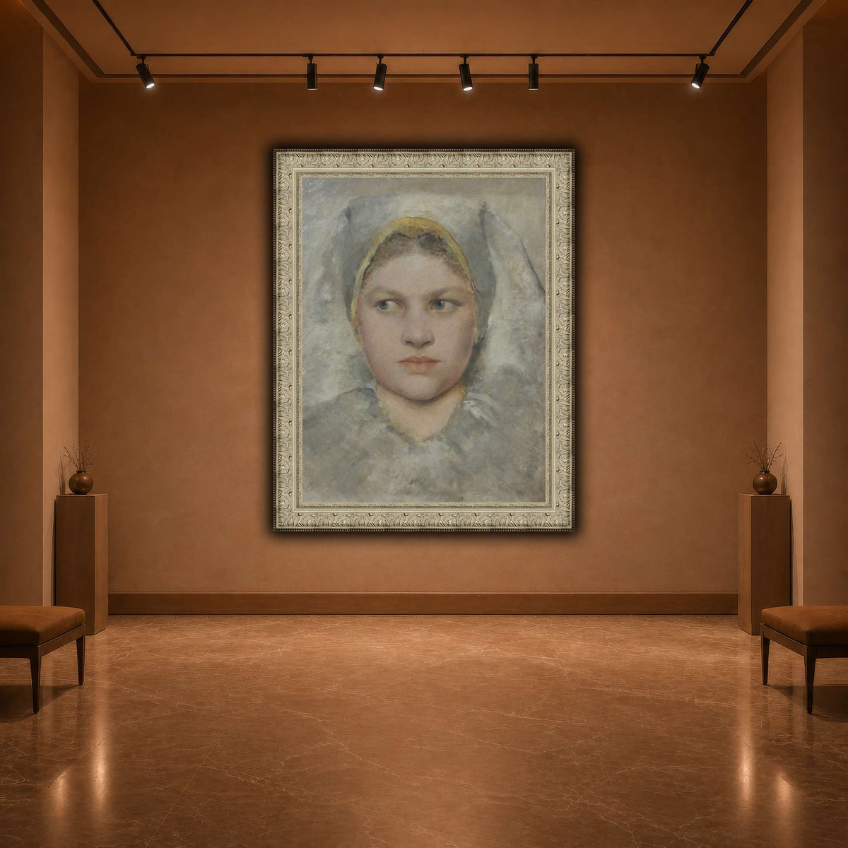 Studienkopf_einer_Hannakin warm-agallery