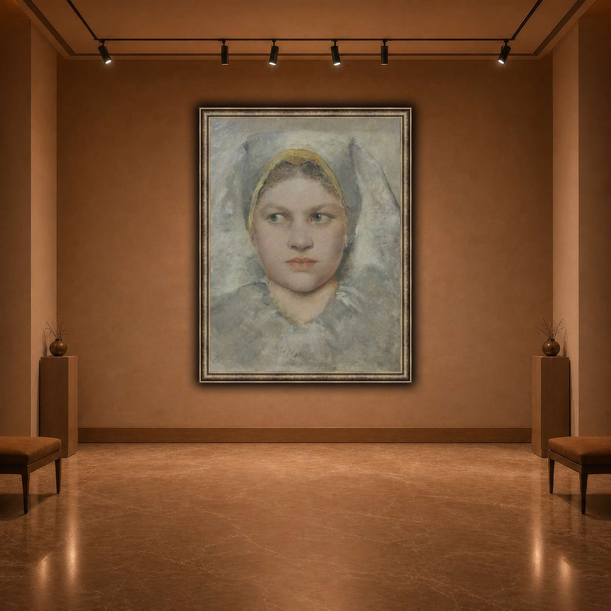 Studienkopf_einer_Hannakin warm-agallery