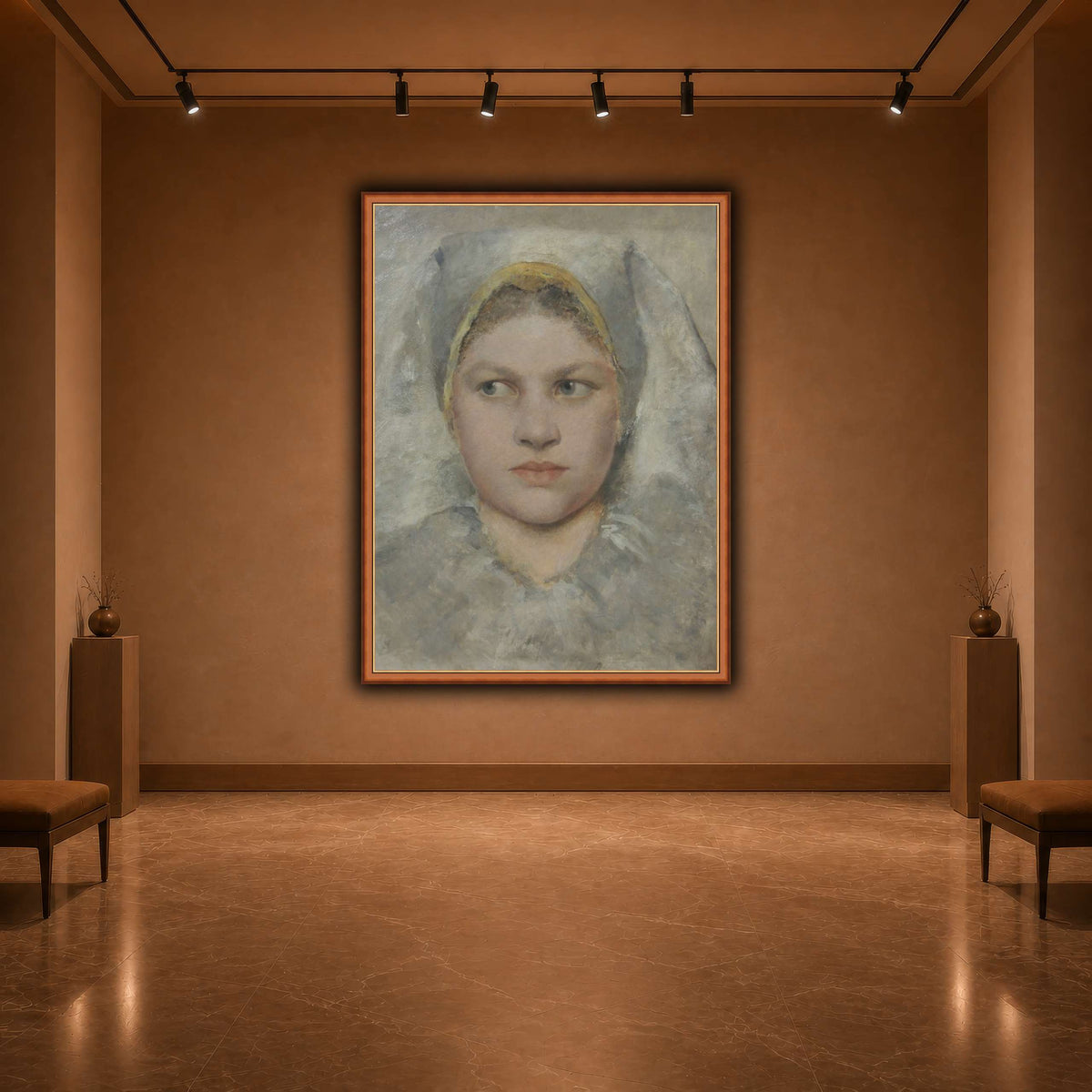 Studienkopf_einer_Hannakin warm-agallery