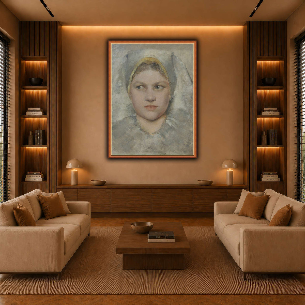 Studienkopf_einer_Hannakin warm-living-room