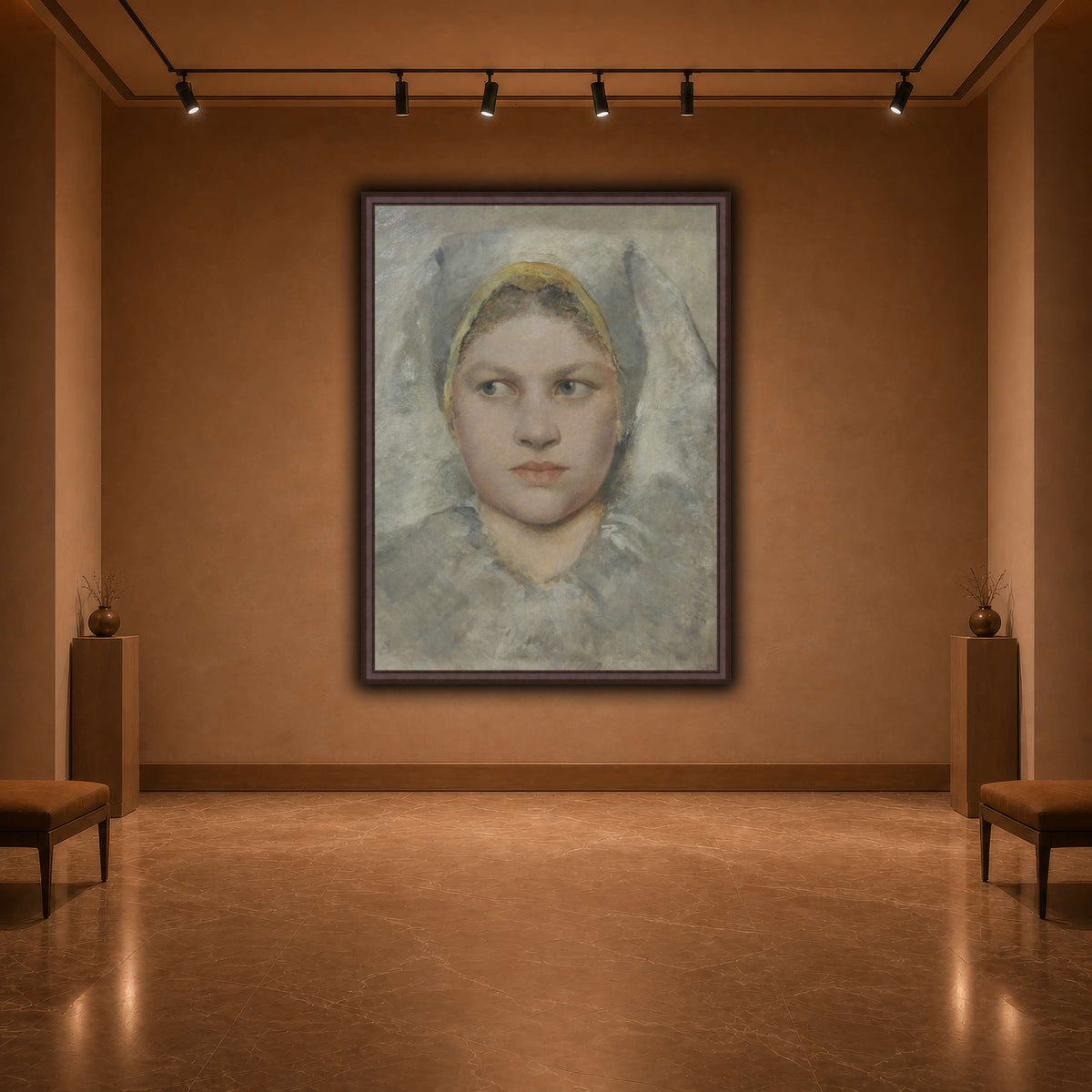 Studienkopf_einer_Hannakin warm-agallery