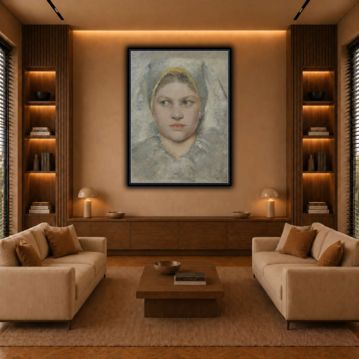 Studienkopf_einer_Hannakin warm-living-room