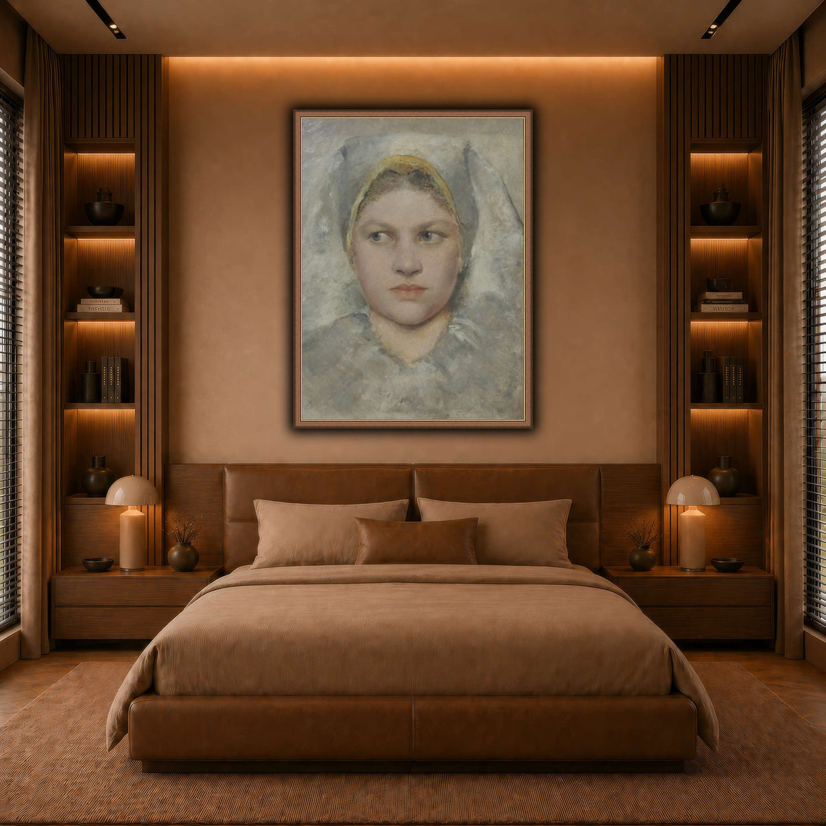 Studienkopf_einer_Hannakin warm-bedroom