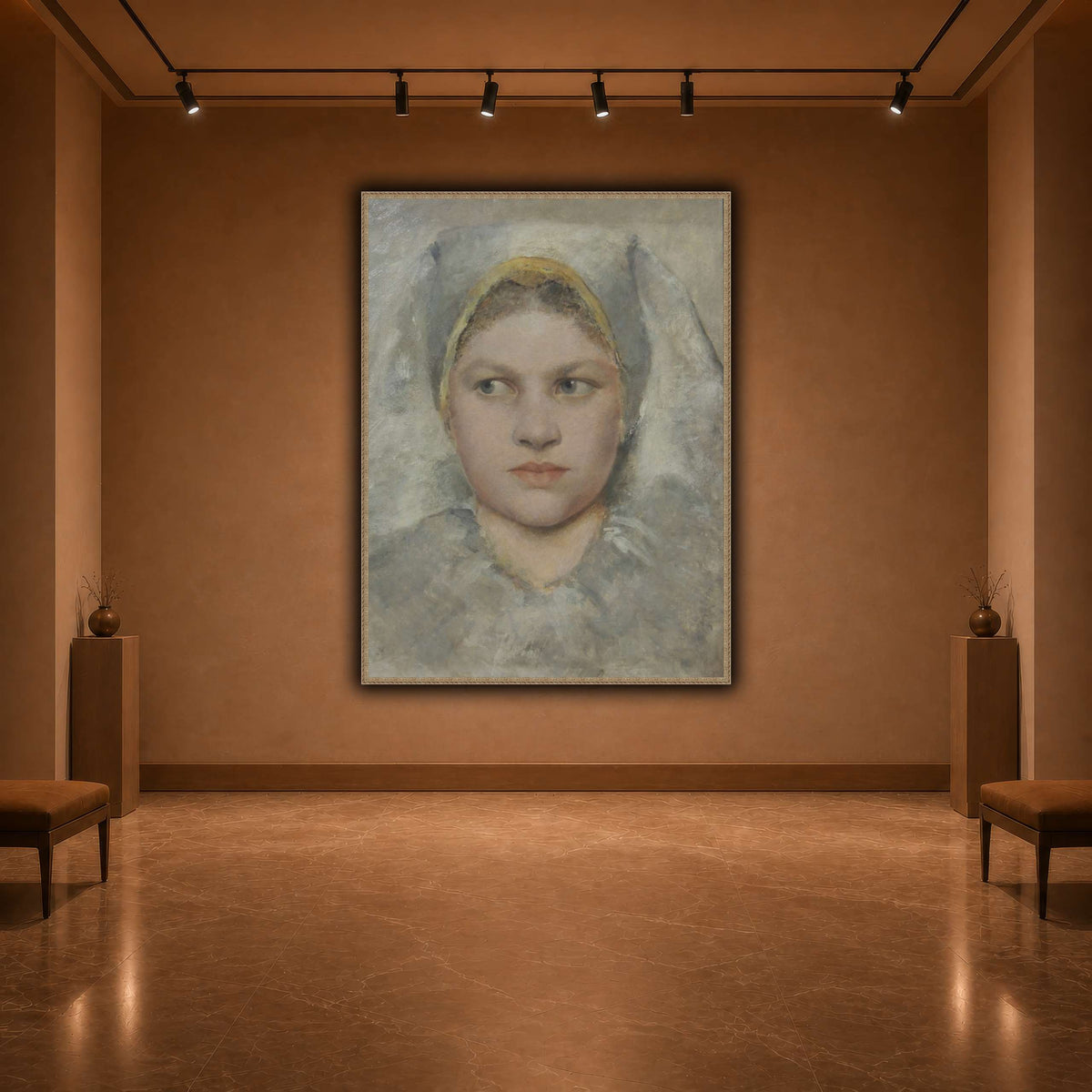 Studienkopf_einer_Hannakin warm-agallery