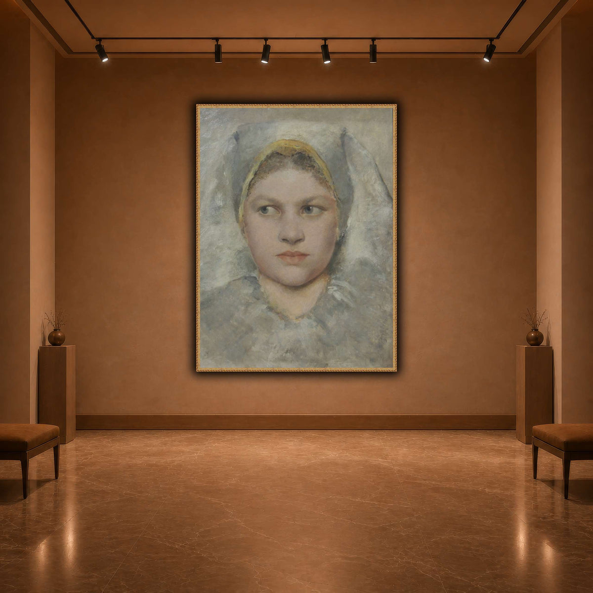 Studienkopf_einer_Hannakin warm-agallery