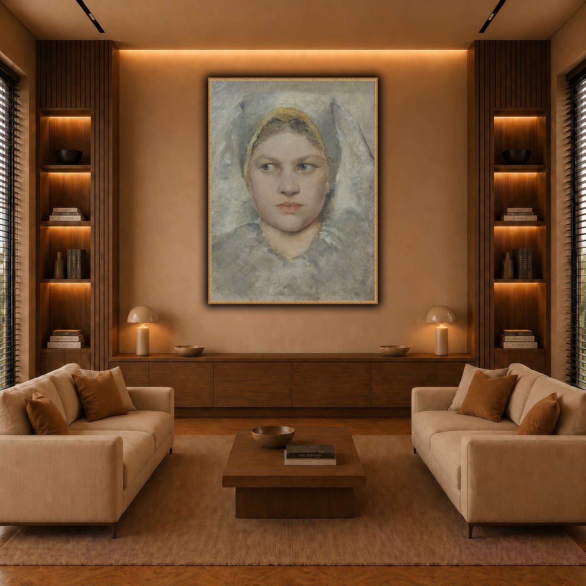 Studienkopf_einer_Hannakin warm-living-room