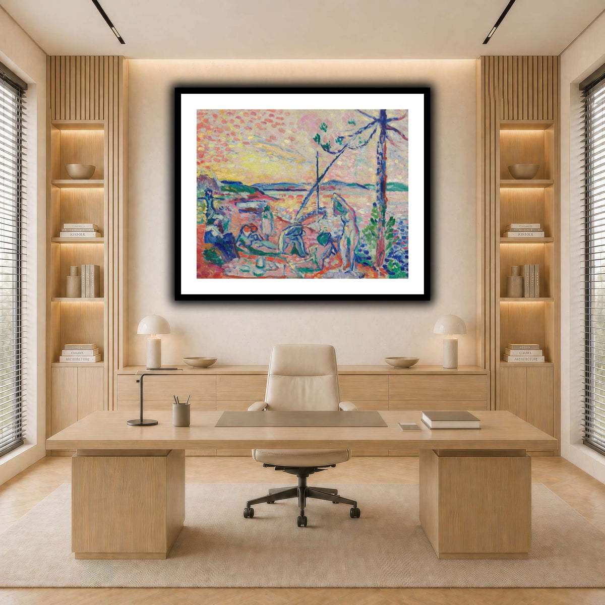 Study_for__Luxe,_calme_Henri_Matisse light neutral-office