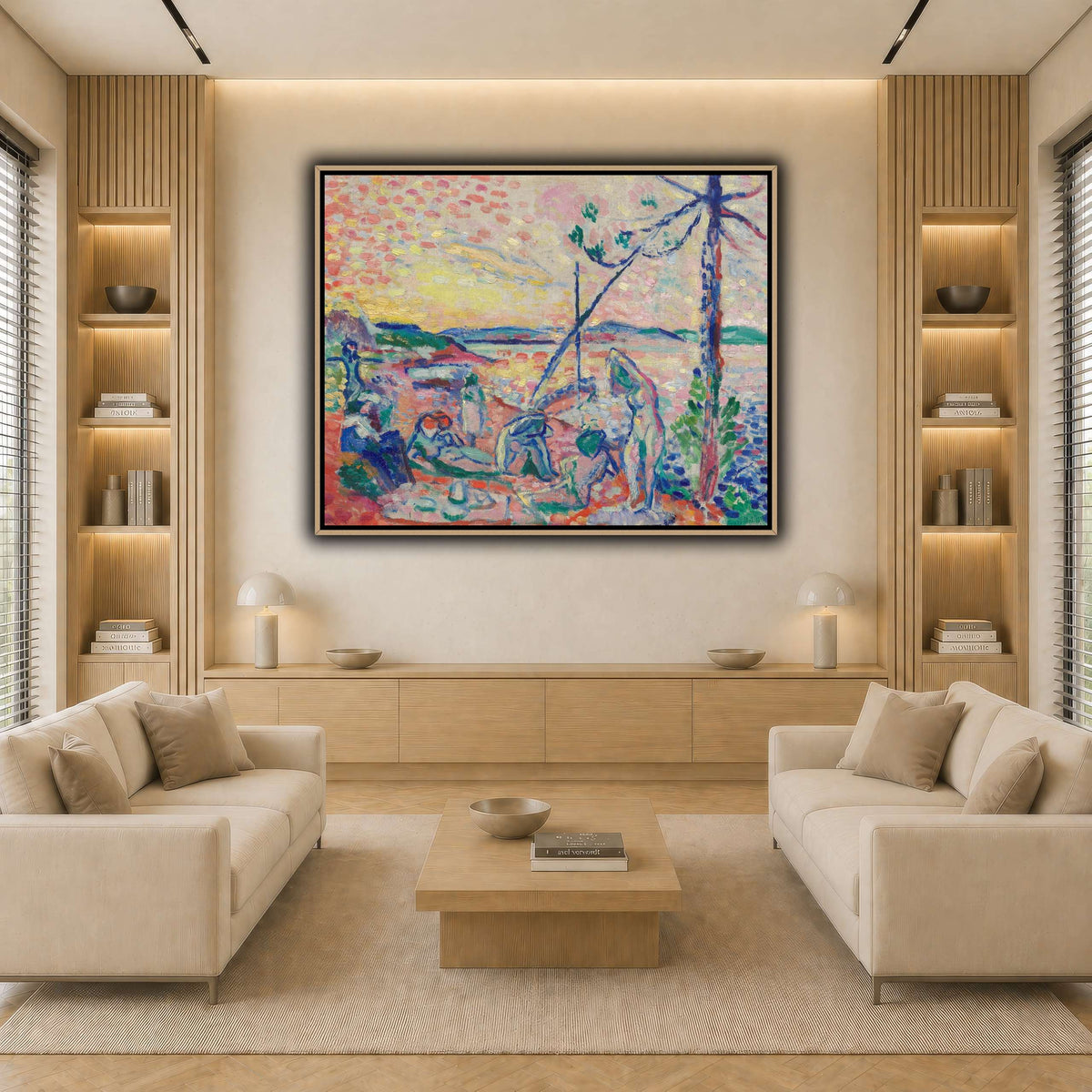 Study_for__Luxe,_calme_Henri_Matisse light neutral-living room