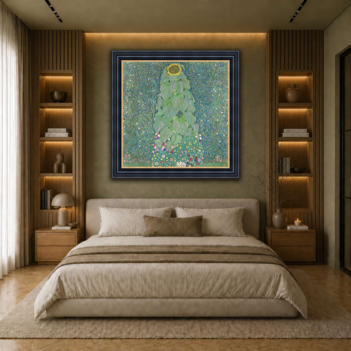 Sunflower_-_Gustav_Klimt earth-bedroom
