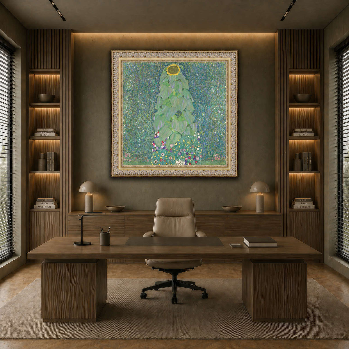 Sunflower_-_Gustav_Klimt earth-office