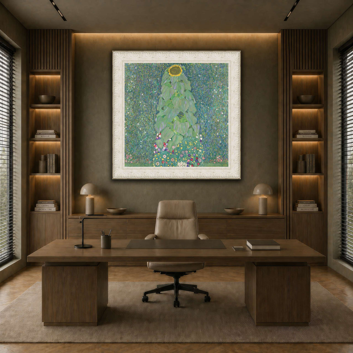 Sunflower_-_Gustav_Klimt earth-office