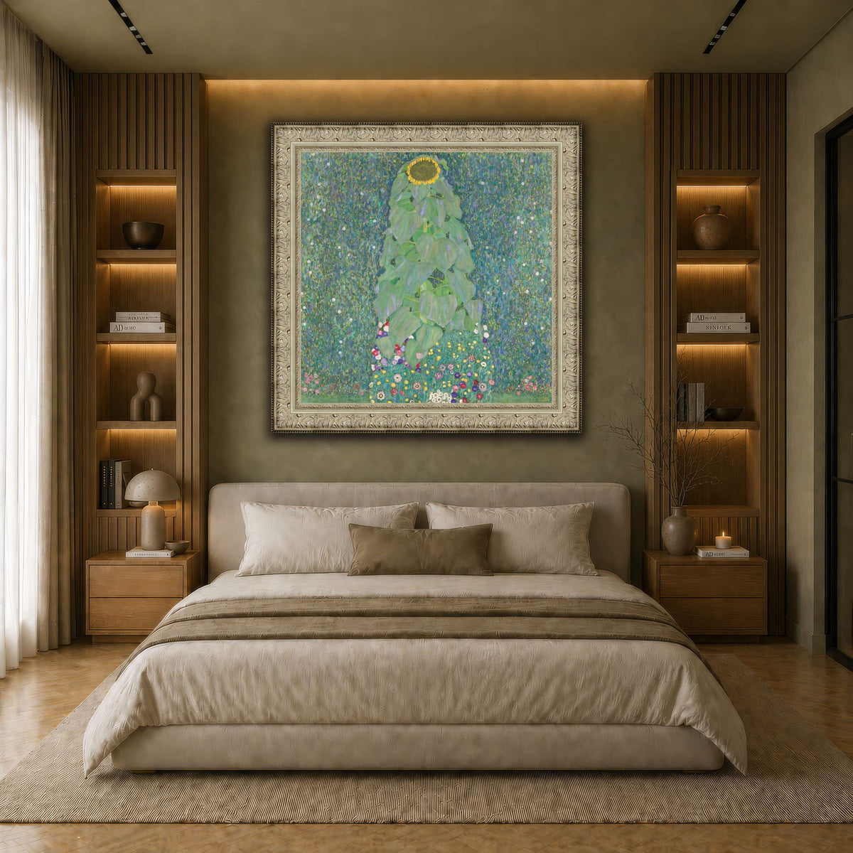 Sunflower_-_Gustav_Klimt earth-bedroom