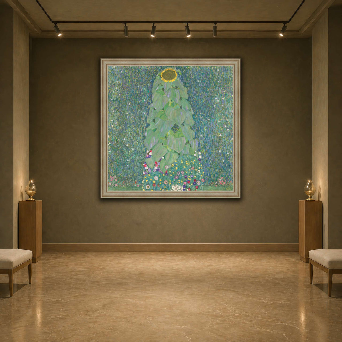 Sunflower_-_Gustav_Klimt earth-agallery