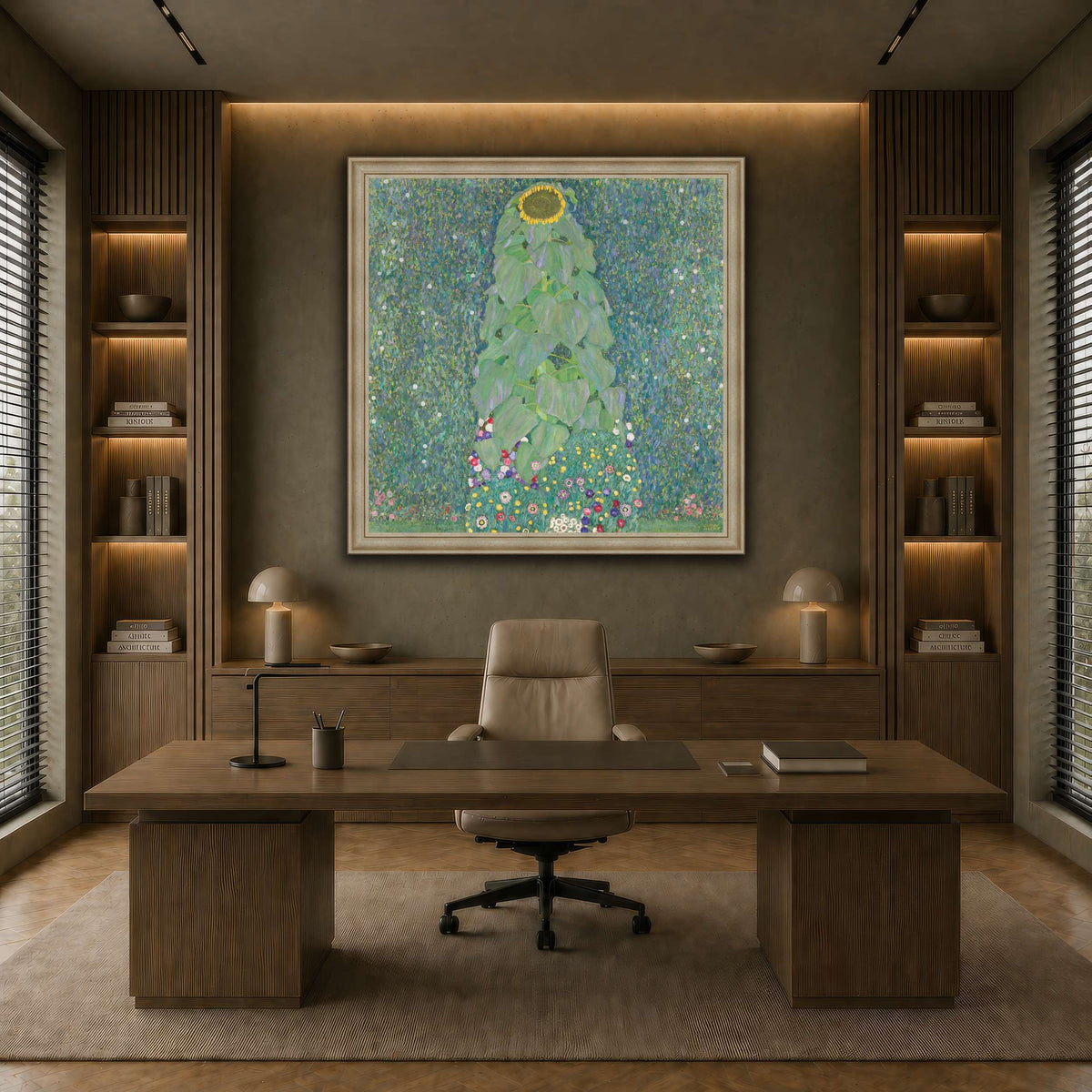 Sunflower_-_Gustav_Klimt earth-office
