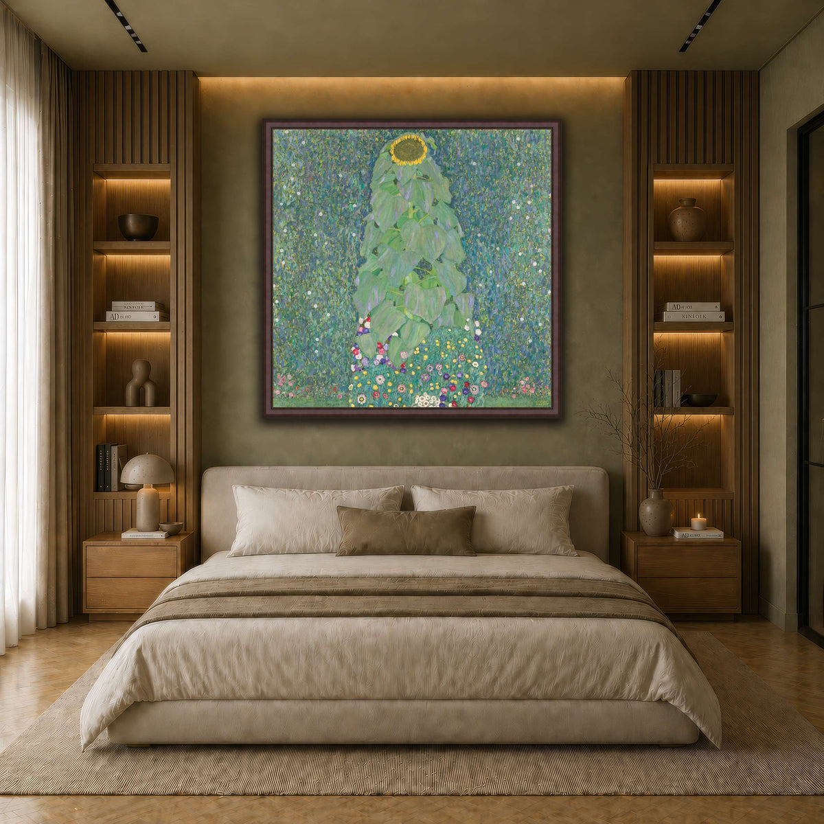 Sunflower_-_Gustav_Klimt earth-bedroom