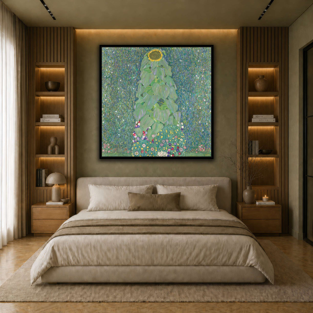 Sunflower_-_Gustav_Klimt earth-bedroom