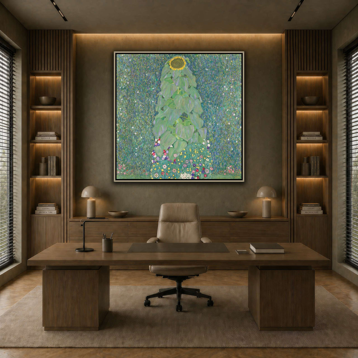 Sunflower_-_Gustav_Klimt earth-office