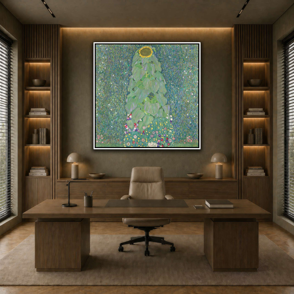 Sunflower_-_Gustav_Klimt earth-office