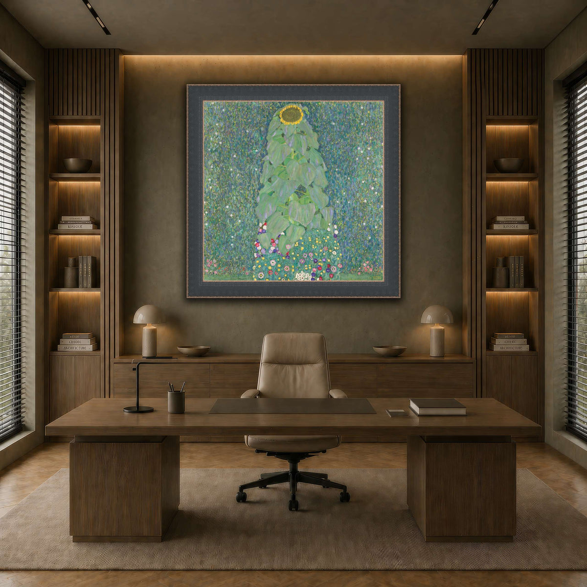 Sunflower_-_Gustav_Klimt earth-office