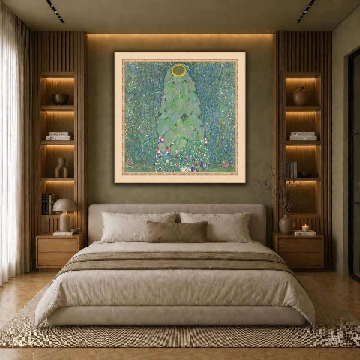 Sunflower_-_Gustav_Klimt earth-bedroom