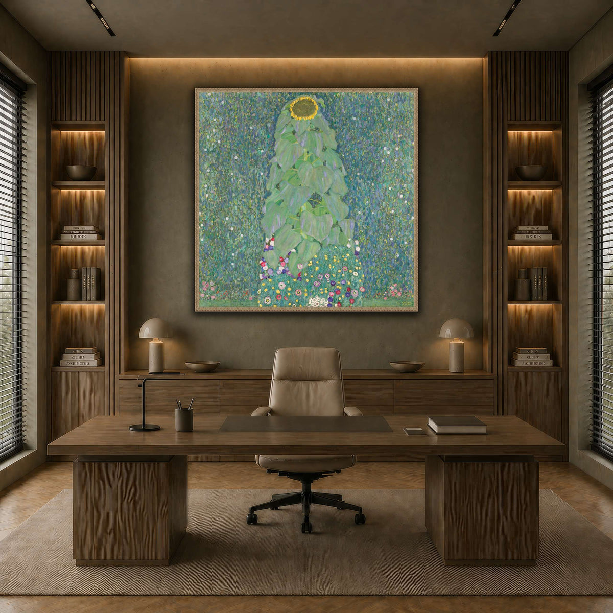 Sunflower_-_Gustav_Klimt earth-office