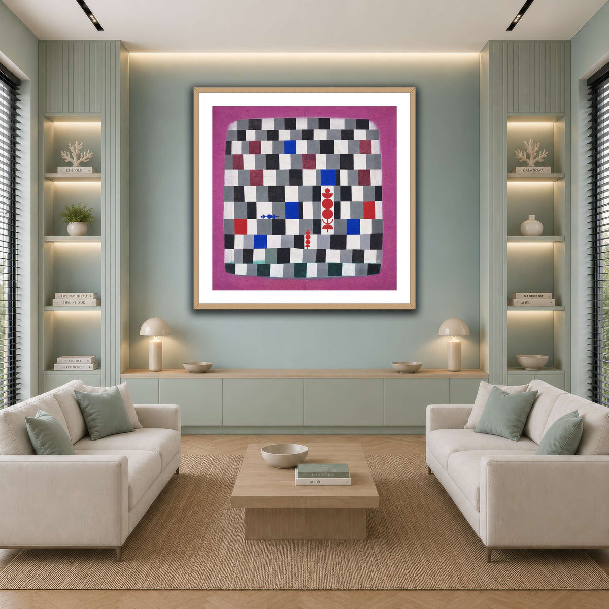 Super-Chess-1937_paul-klee cool-living room