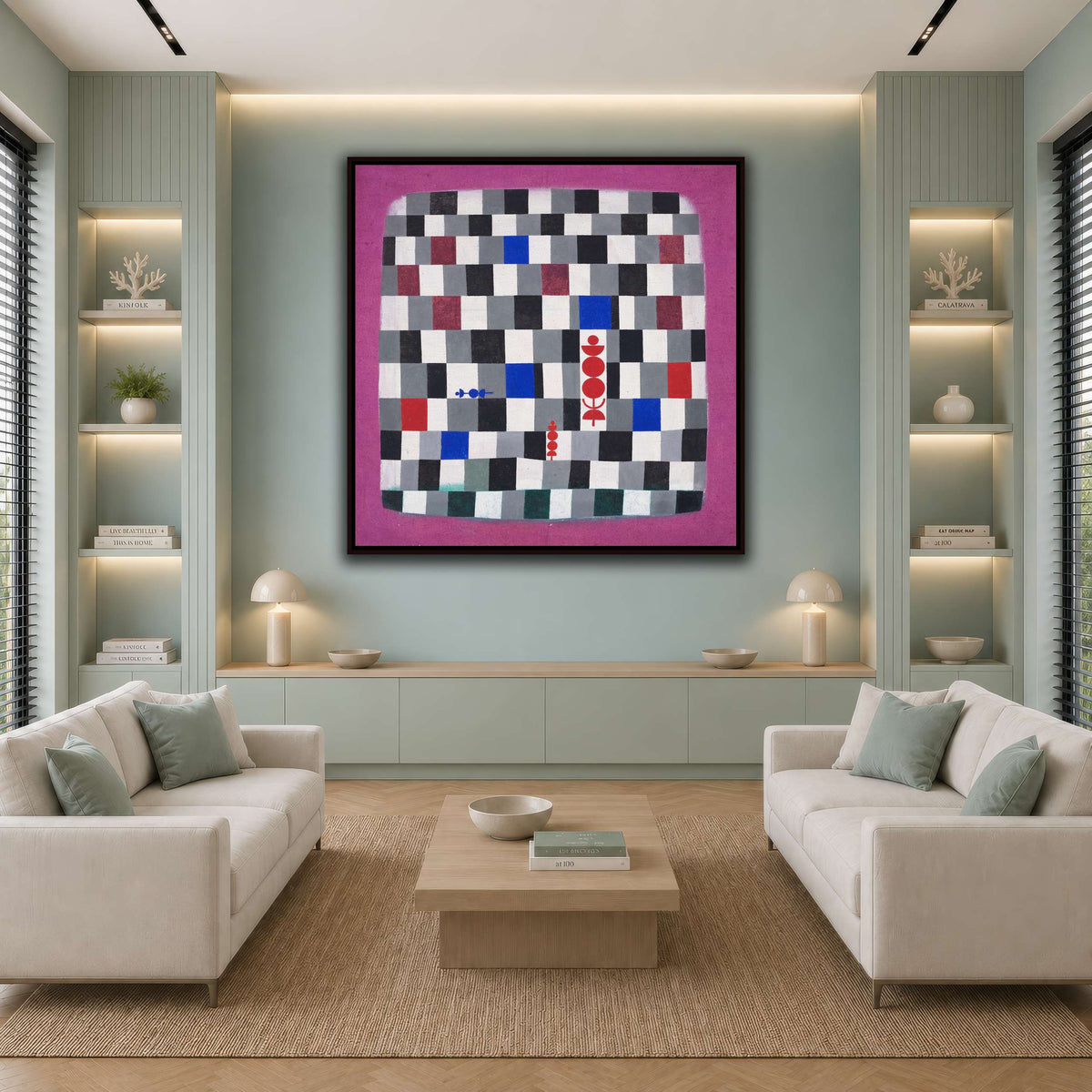 Super-Chess-1937_paul-klee cool-living room