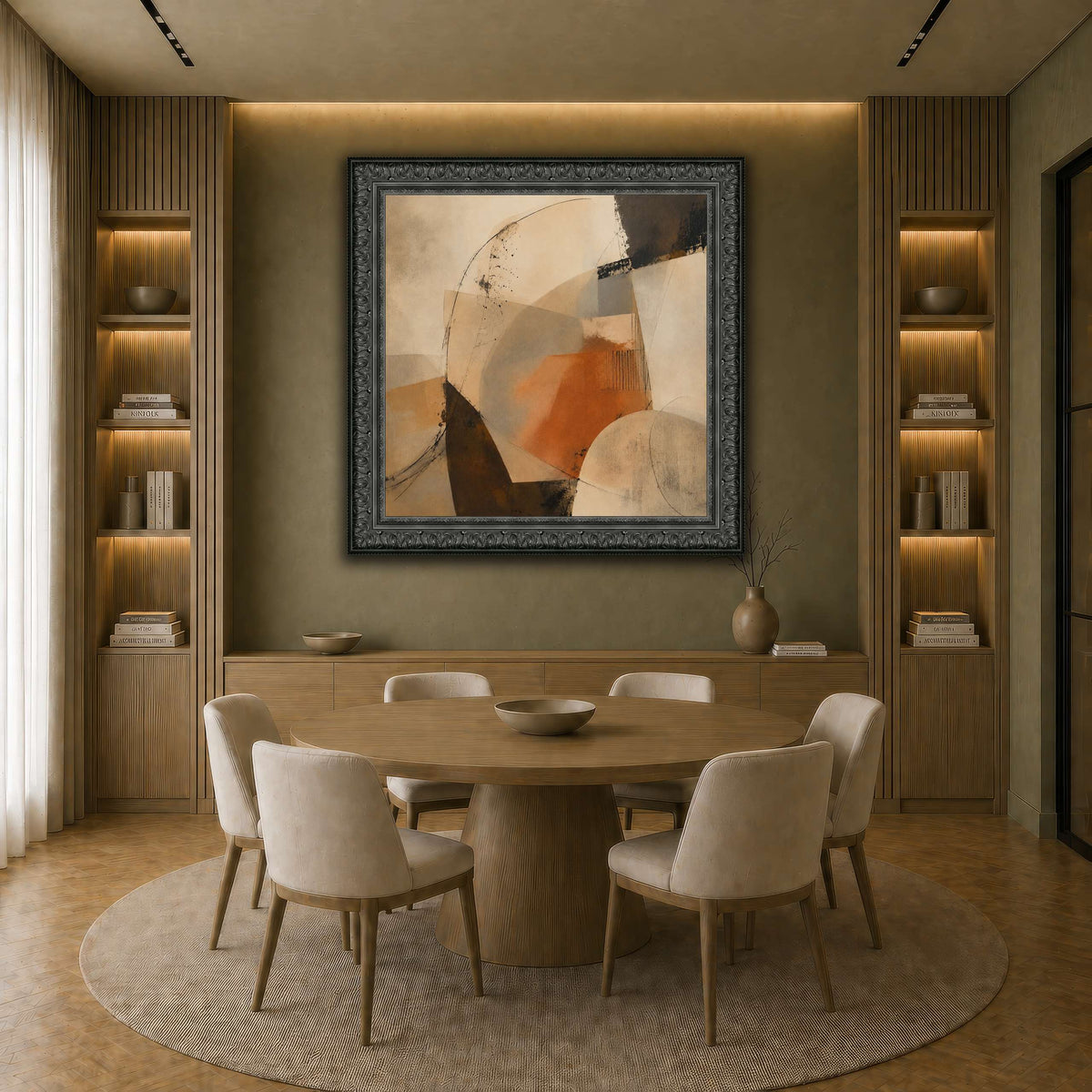 Terracotta Balance earth-dining room