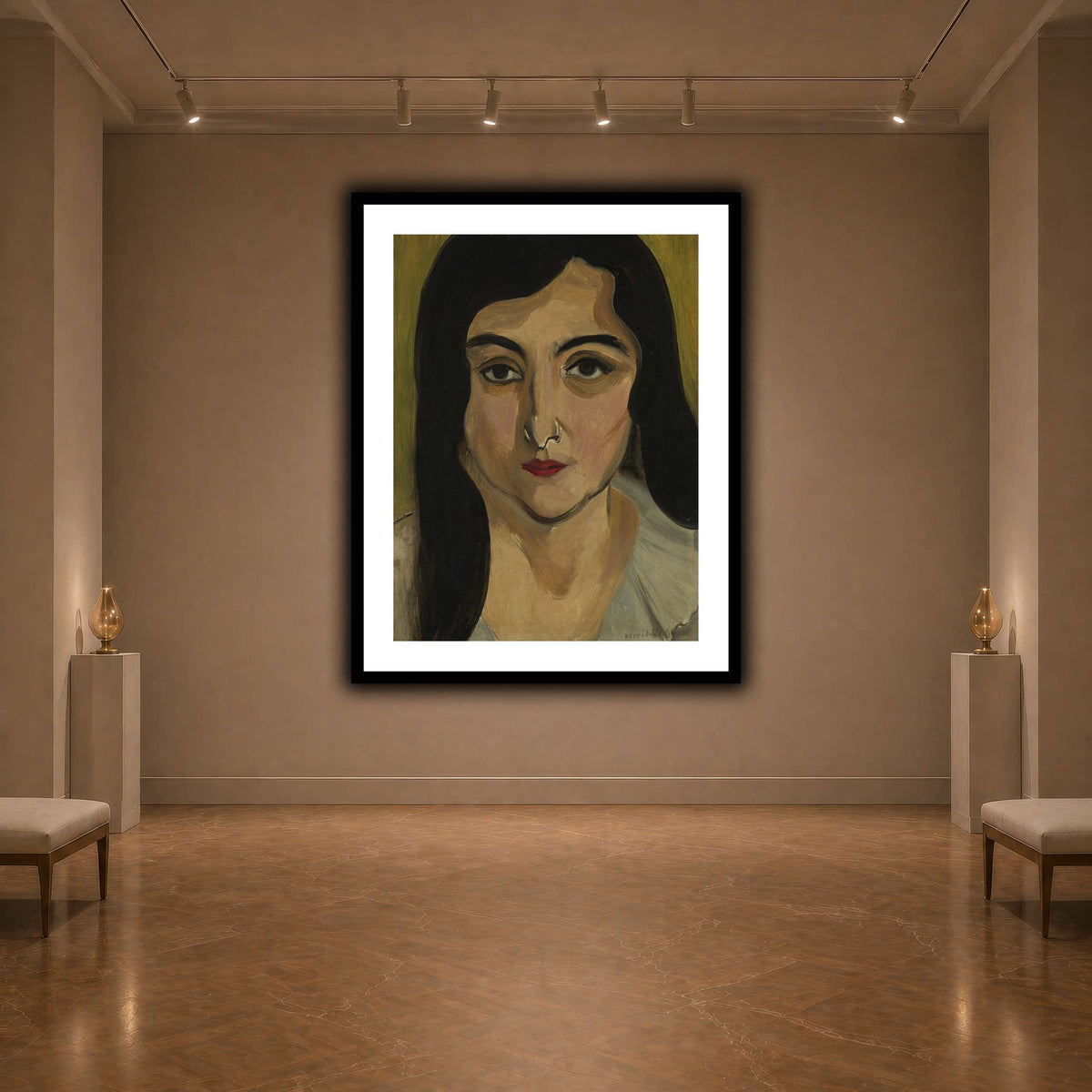 Tête_de_Femme_Henri_Matisse dark neutral-agallery
