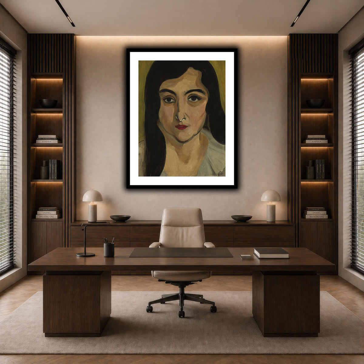 Tête_de_Femme_Henri_Matisse dark neutral-office
