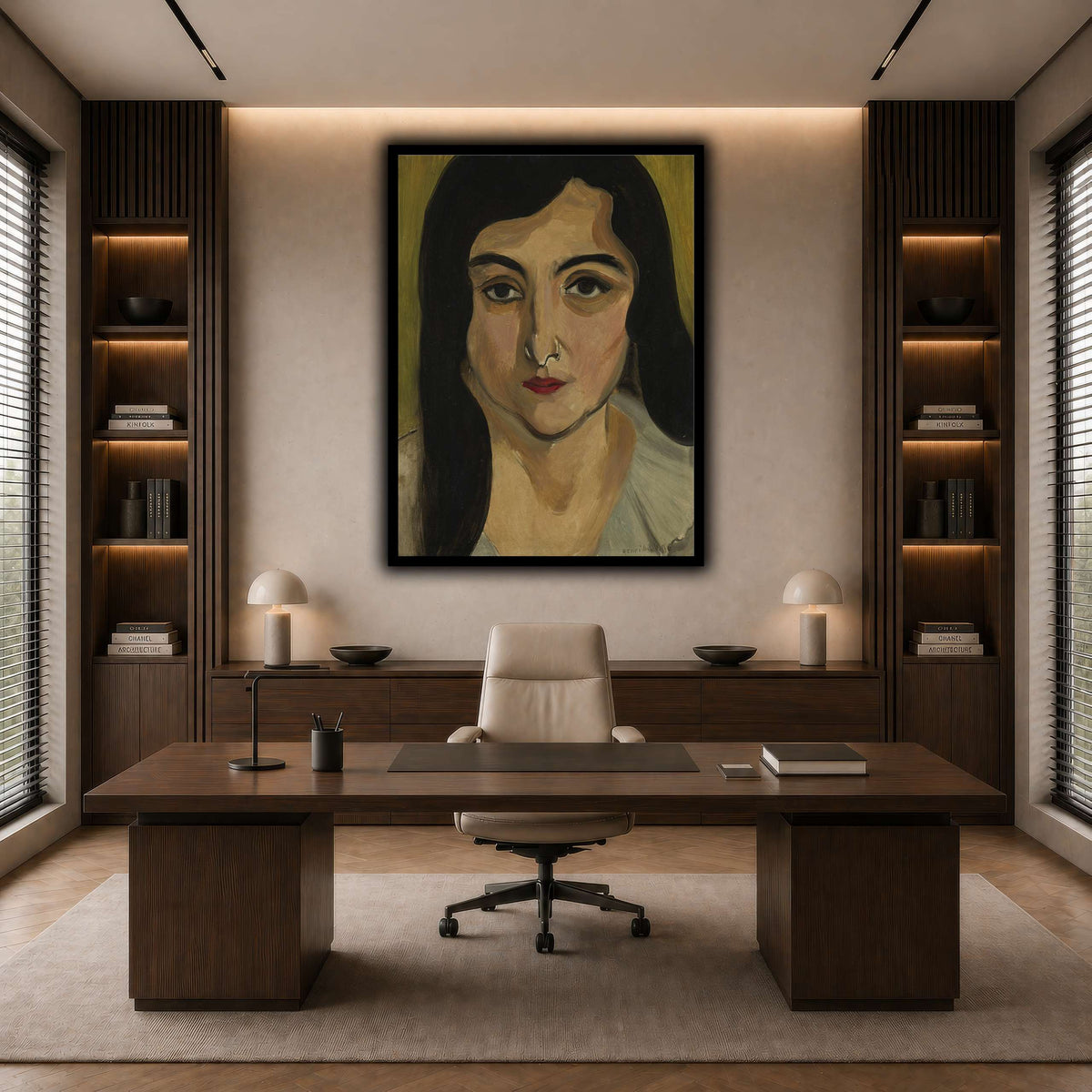 Tête_de_Femme_Henri_Matisse dark neutral-office