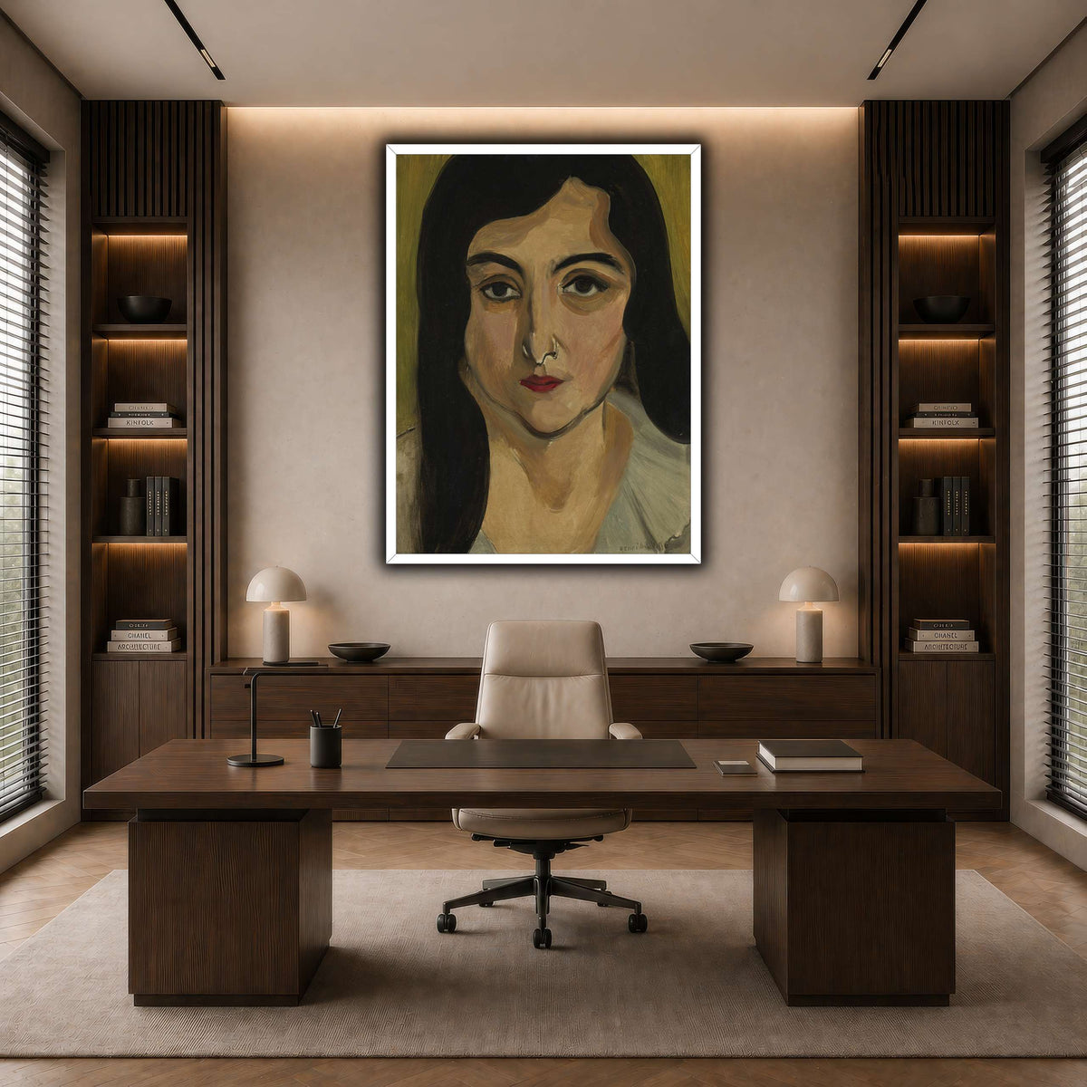 Tête_de_Femme_Henri_Matisse dark neutral-office