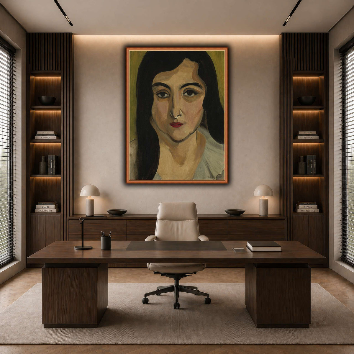 Tête_de_Femme_Henri_Matisse dark neutral-office