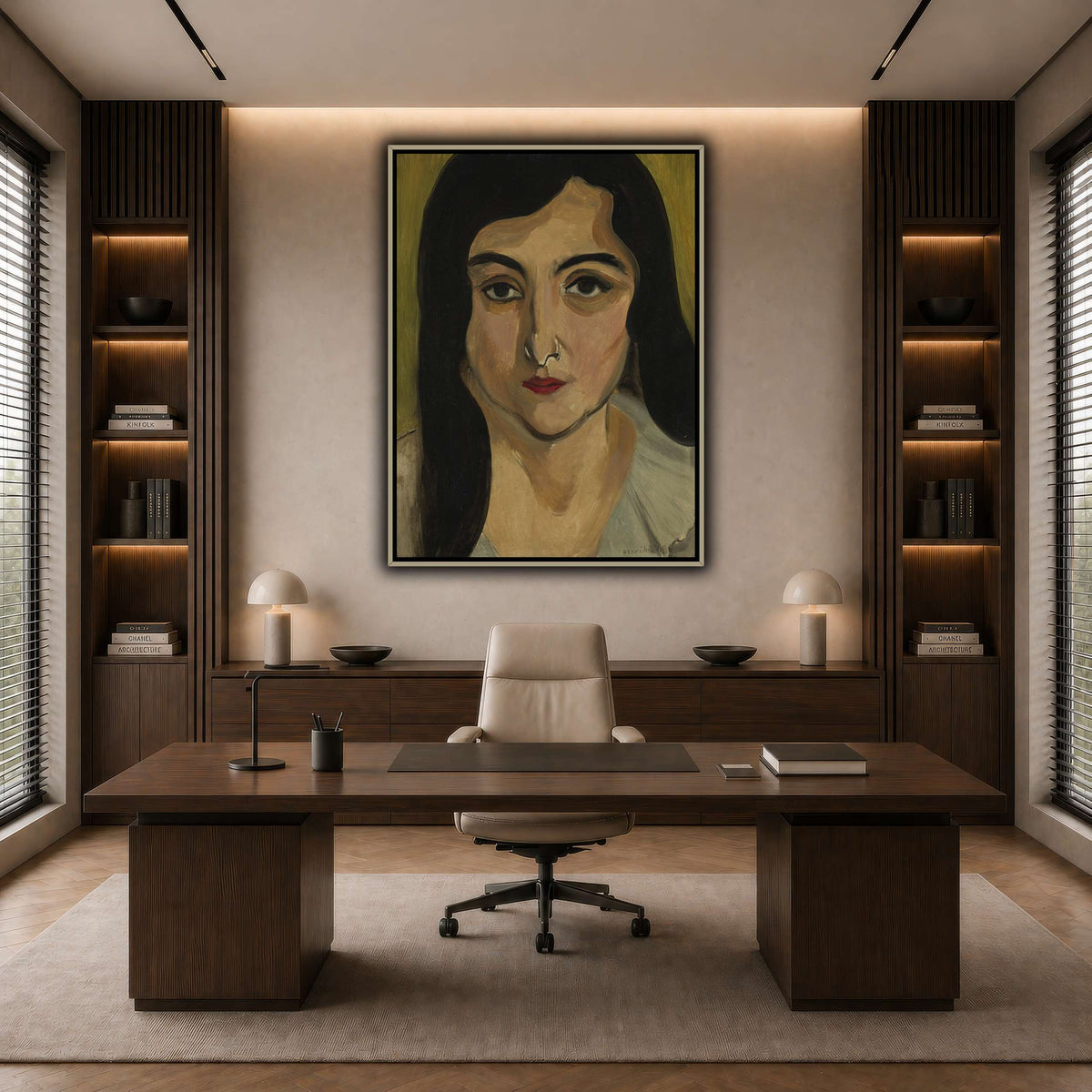 Tête_de_Femme_Henri_Matisse dark neutral-office