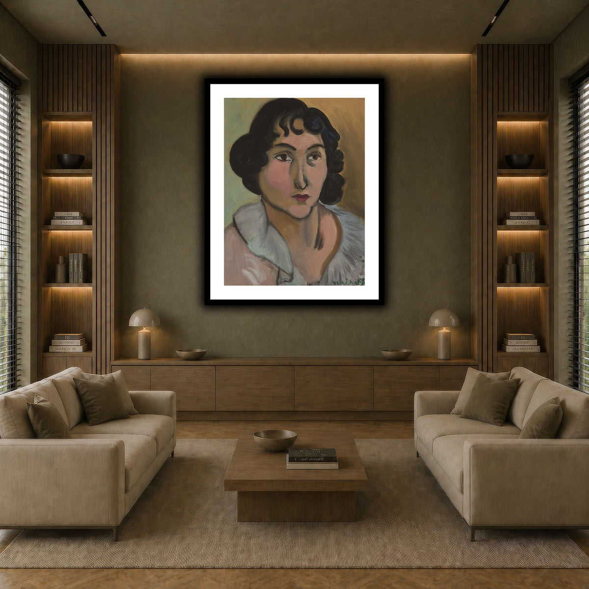 Tête_de_Jeune_Fille_Henri_Matisse earth-living room