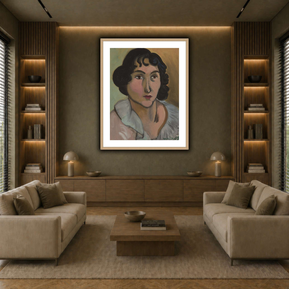 Tête_de_Jeune_Fille_Henri_Matisse earth-living room
