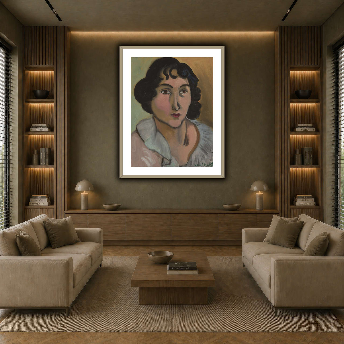 Tête_de_Jeune_Fille_Henri_Matisse earth-living room