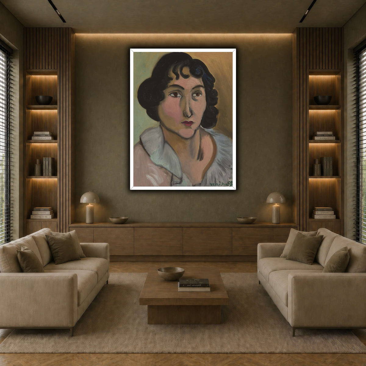 Tête_de_Jeune_Fille_Henri_Matisse earth-living room