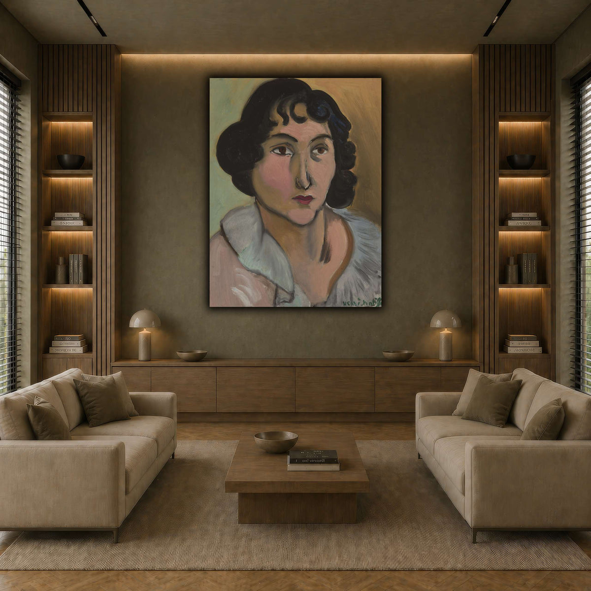 Tête_de_Jeune_Fille_Henri_Matisse earth-living room