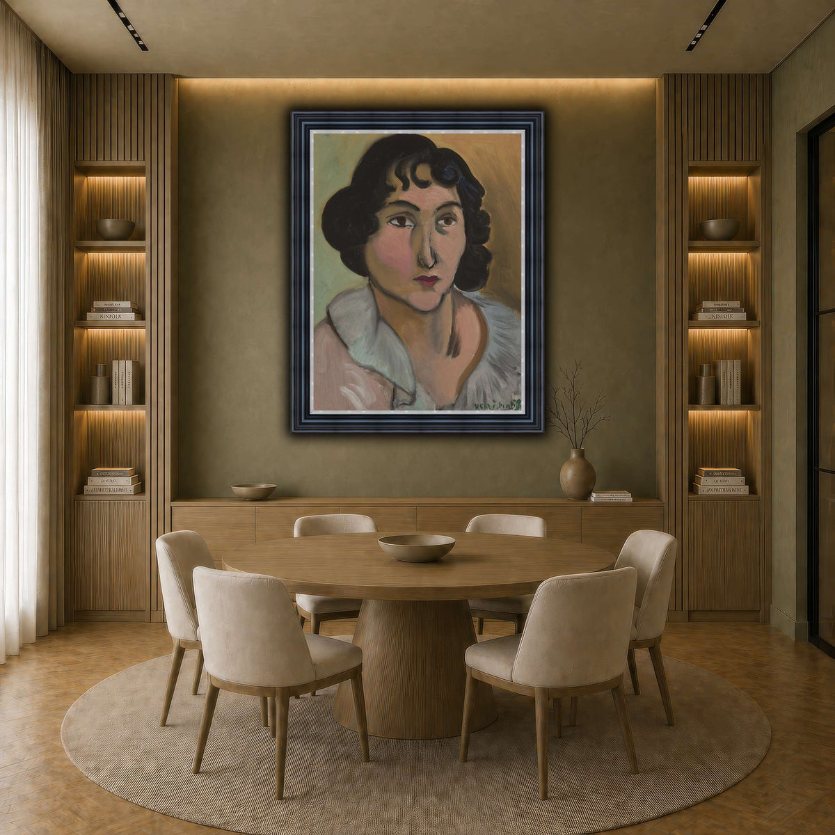 Tête_de_Jeune_Fille_Henri_Matisse earth-dining room