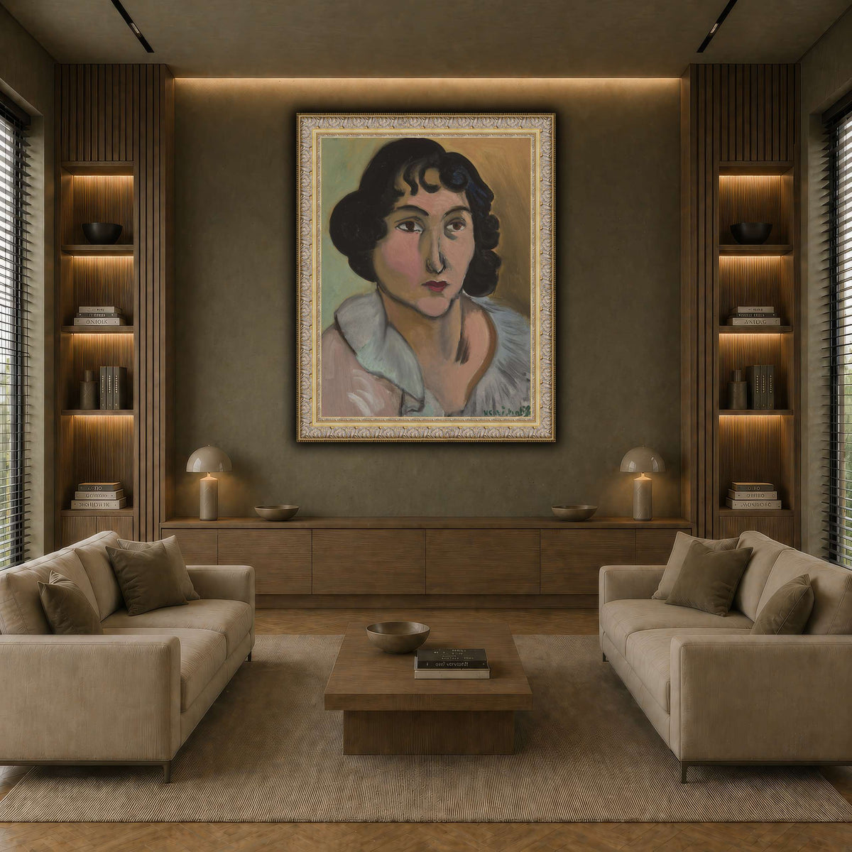 Tête_de_Jeune_Fille_Henri_Matisse earth-living room