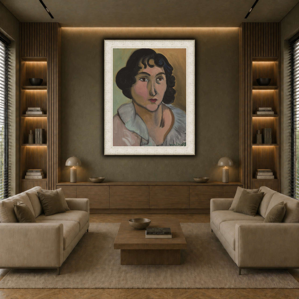 Tête_de_Jeune_Fille_Henri_Matisse earth-living room